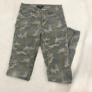 Camo  Print H&M Skinny Jeans